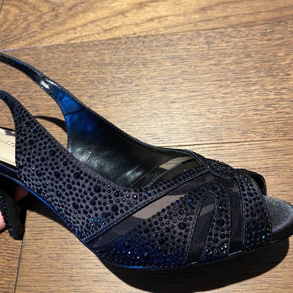 NEW Sparkly Slingback Heels - size 9 - Picture 4 of 11